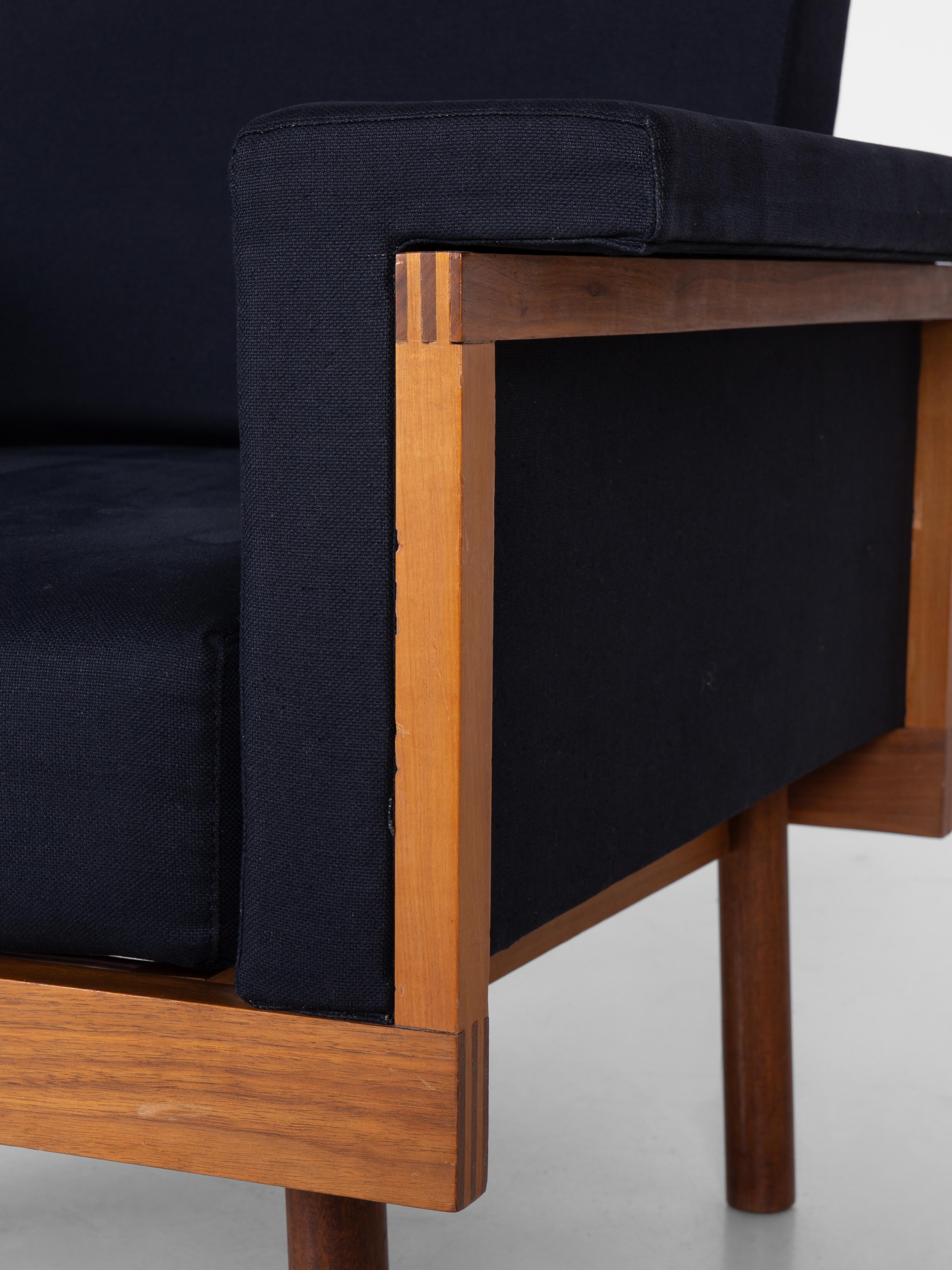 Pair of Naeko Armchairs by Kazuhide Takahama, Gavina spa 1958 in vendita 4