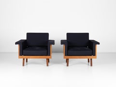 Pair of Naeko Armchairs by Kazuhide Takahama, Gavina spa 1958
