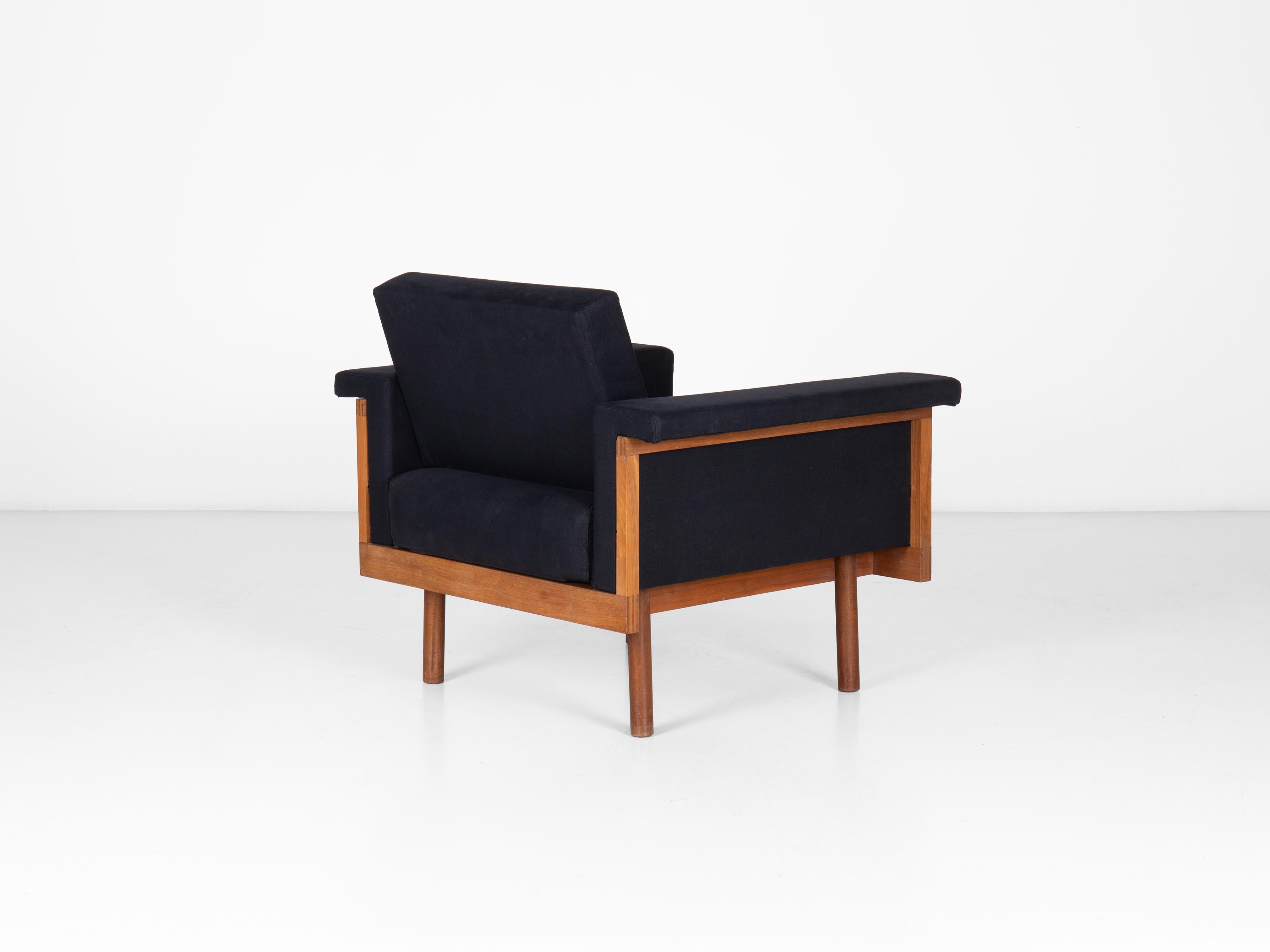 Pair of Naeko Armchairs by Kazuhide Takahama, Gavina spa 1958 in vendita 2