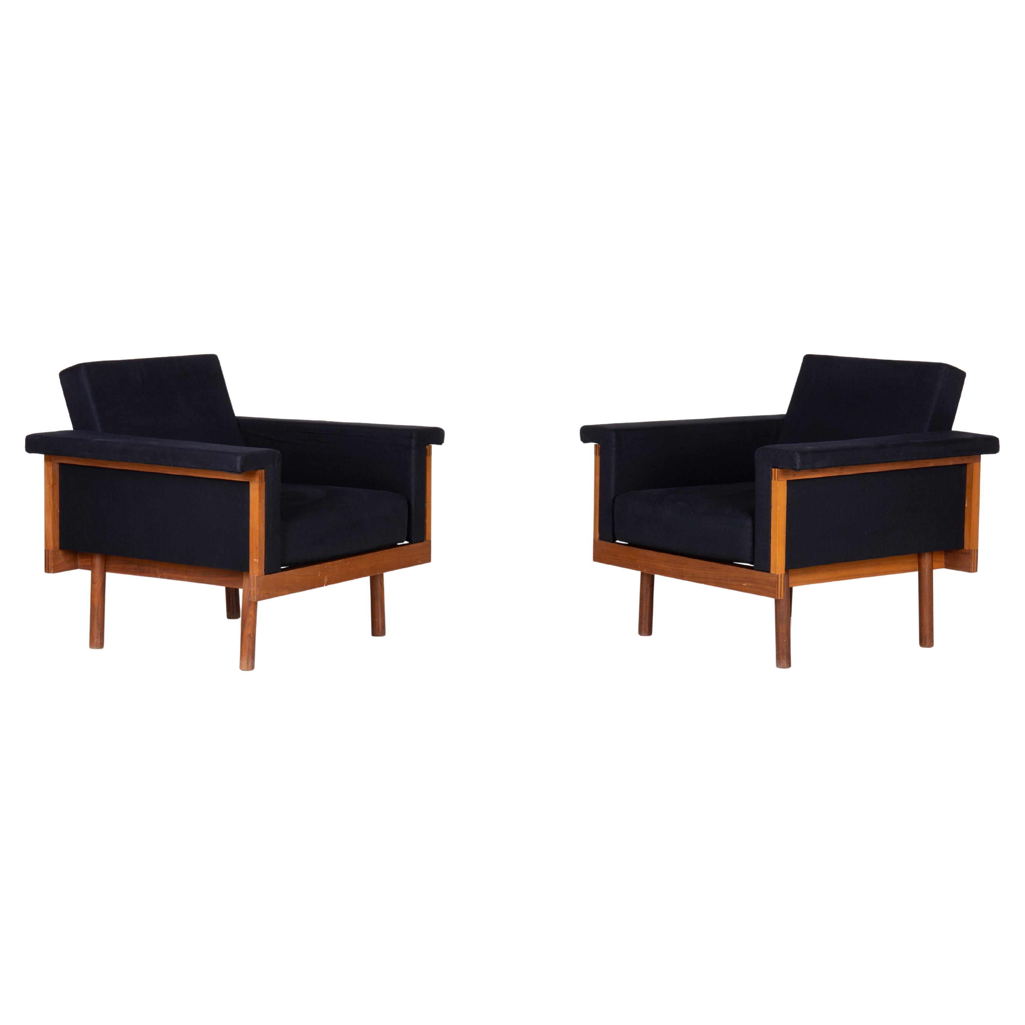 Pair of Naeko Armchairs by Kazuhide Takahama, Gavina spa 1958