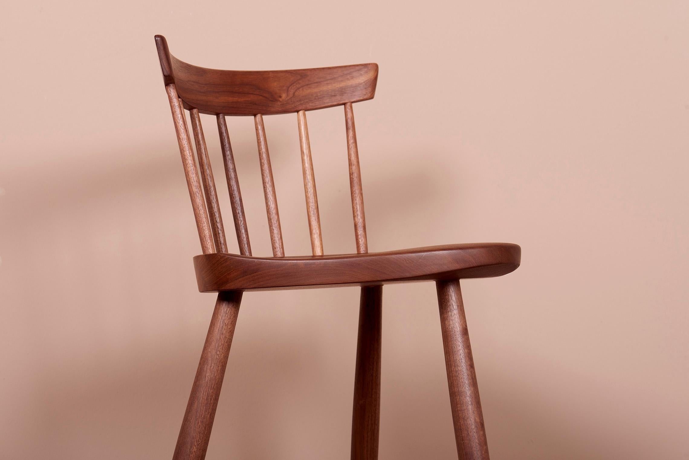 Paire de tabourets de bar Mira Nakashima Mira en noyer, États-Unis en vente 5