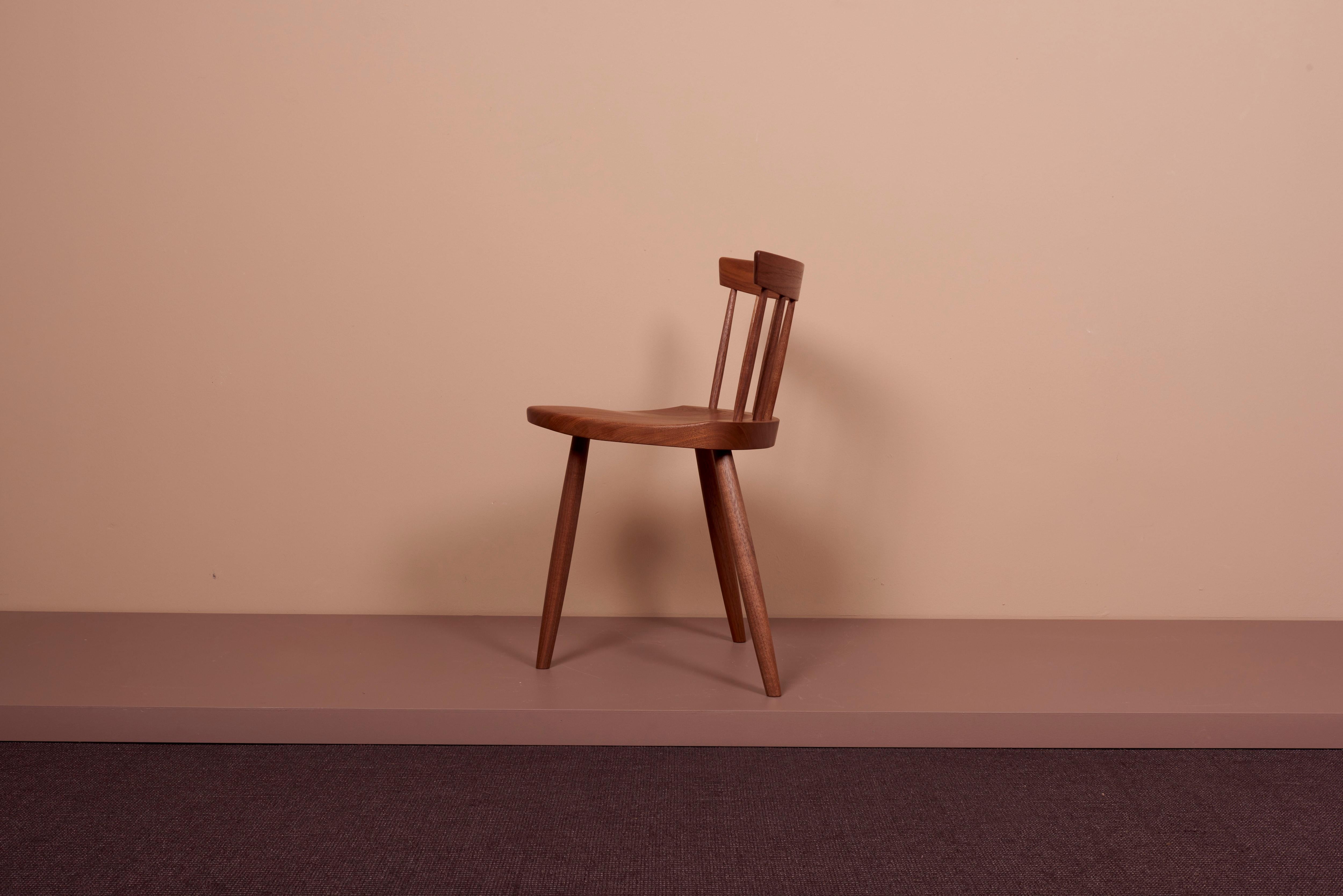 Paire de chaises Mira de Mira Nakashima basées sur un design de George Nakashima en vente 4
