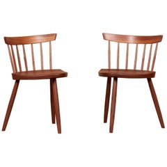 Pair of Mira Chairs by Mira Nakashima based on a design by George Nakashima