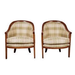 Paire de chaises "Nana and Poppa" (Nana et Poppa) Chaises à dossier baril