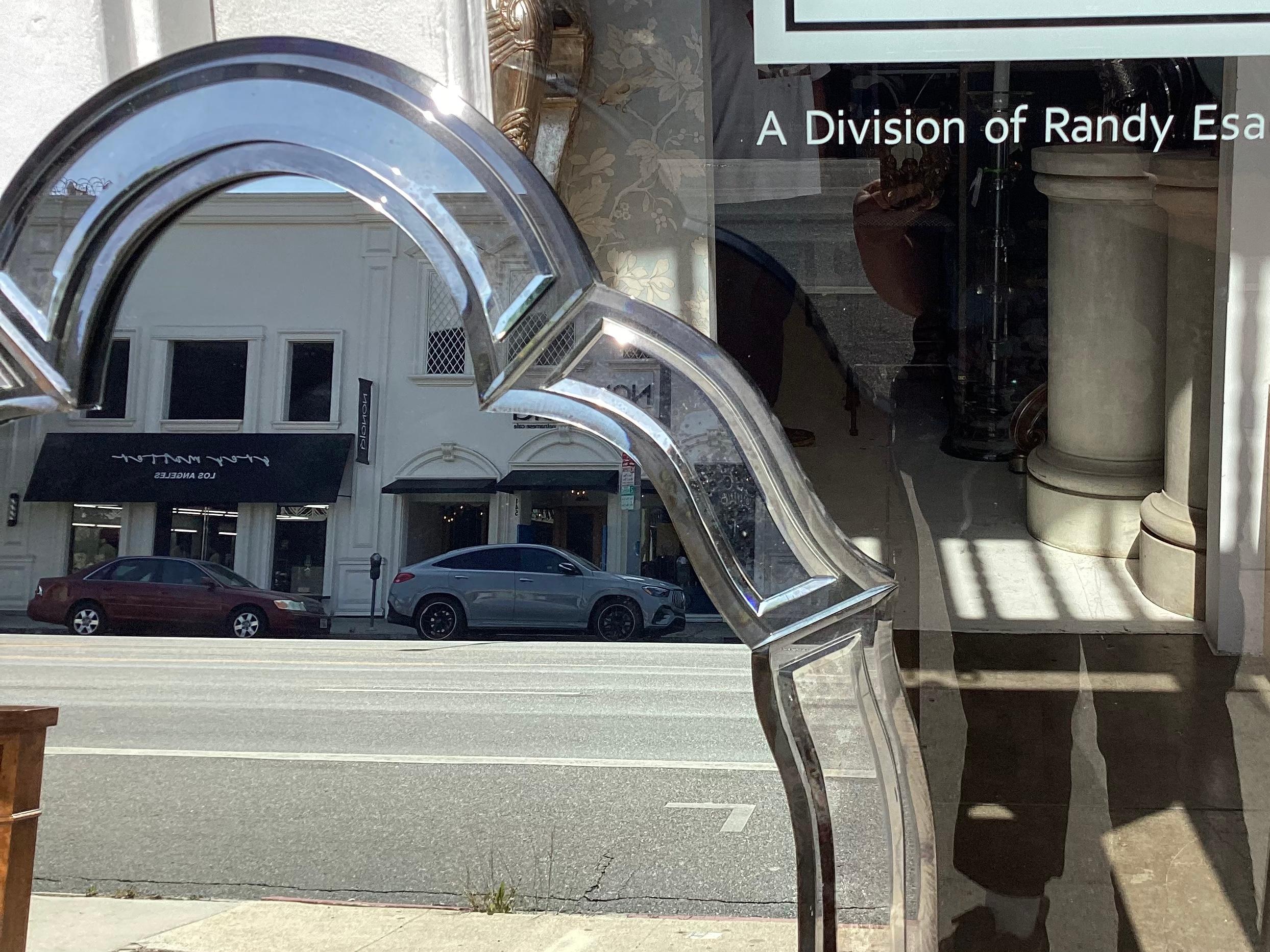 Pair of Nancy Corzine Hollywood Regency Mirrors In Good Condition In LOS ANGELES, CA