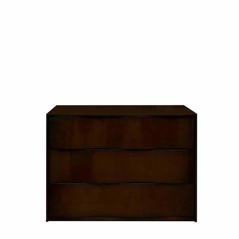 Pair Of Nancy Corzine Walnut Nightstands Small Dressers With