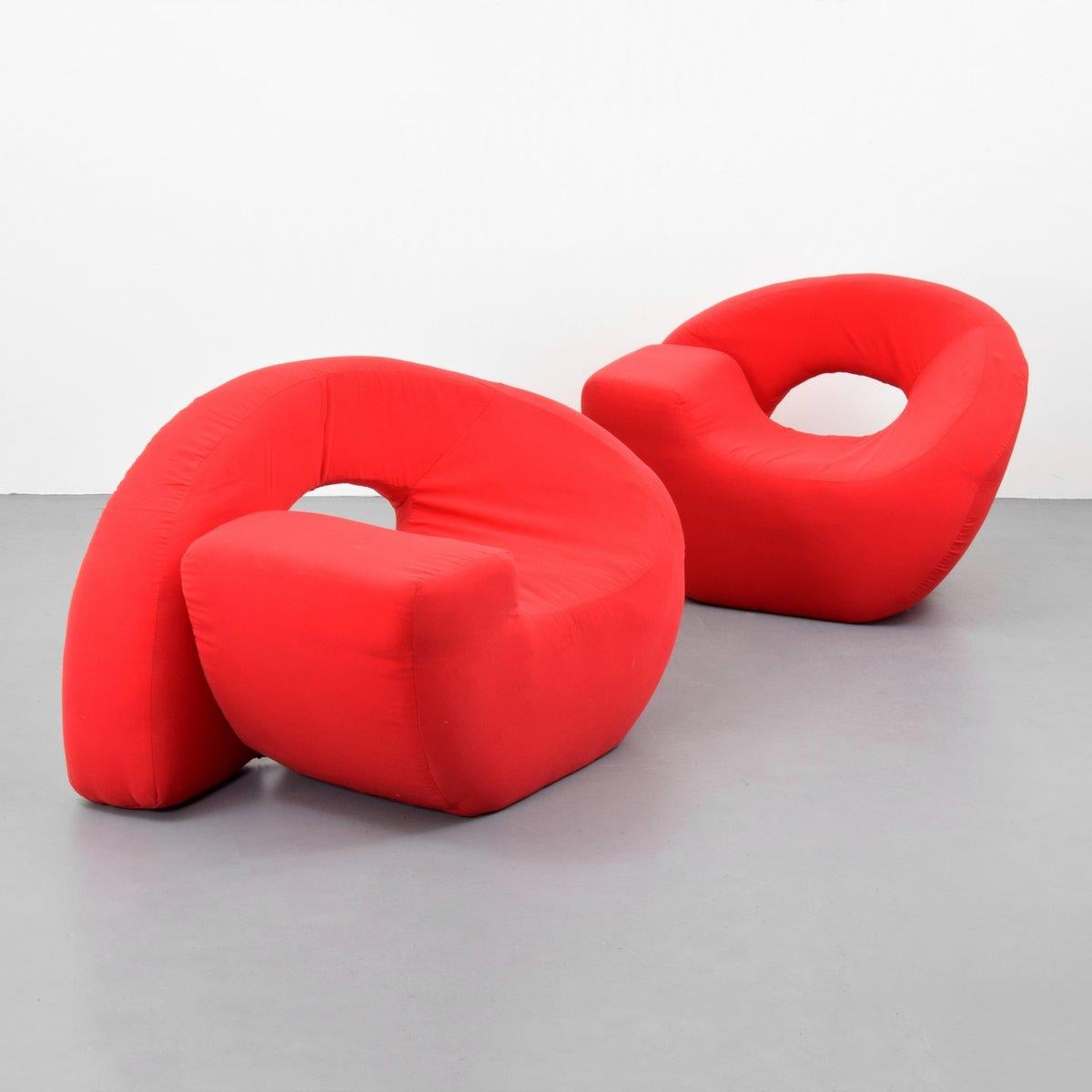 Pair of Sess Longue lounge chairs by Nani Prina. Reference: 1000 chairs, Charlotte and Peter Fiell, pg. 397.