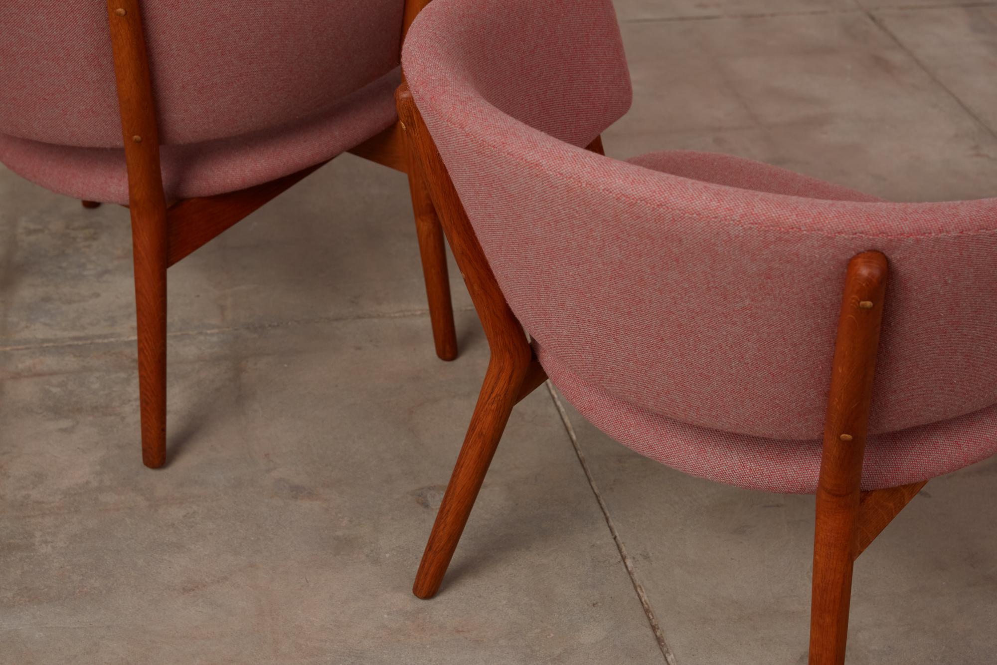 Pair of Nanna Ditzel ND83 Lounge Chairs for Søren Willadsen 10