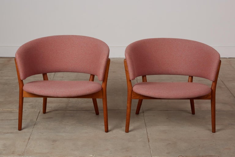 Mid-Century Modern Pair of Nanna Ditzel ND83 Lounge Chairs for Søren Willadsen For Sale