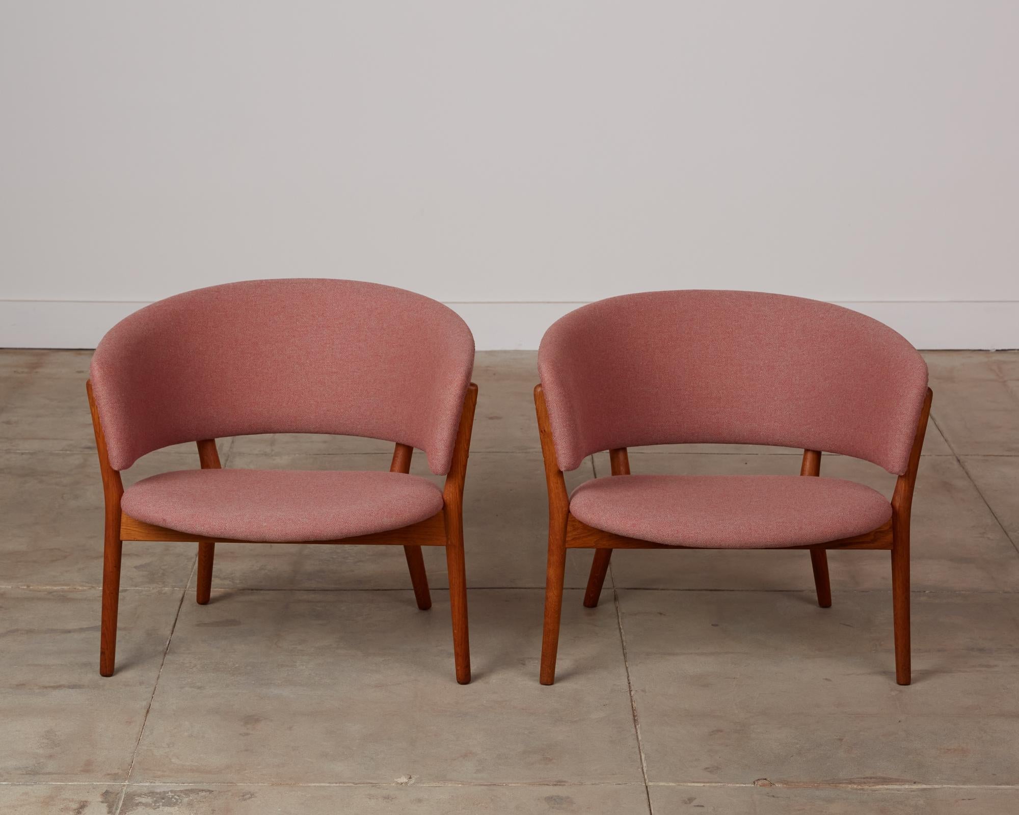 Danish Pair of Nanna Ditzel ND83 Lounge Chairs for Søren Willadsen