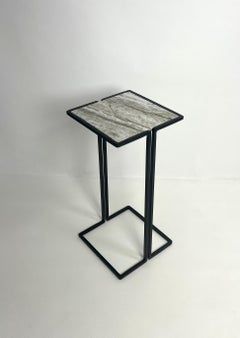 Pair of Nantes Side Tables, by Bourgeois Boheme Atelier  Fantasy Brown