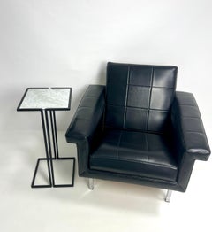 Pair of Nantes Side Tables, by Bourgeois Boheme Atelier  Jade Satin