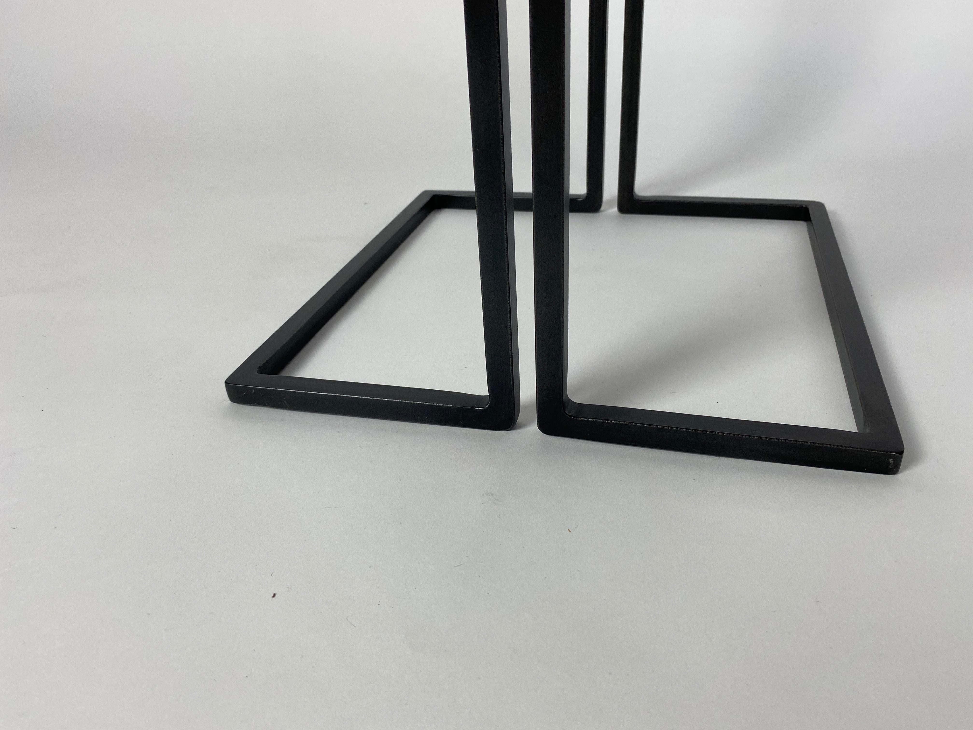 Paire de tables d'appoint nantaises, par Bourgeois Boheme Atelier 'Model A'. en vente 6