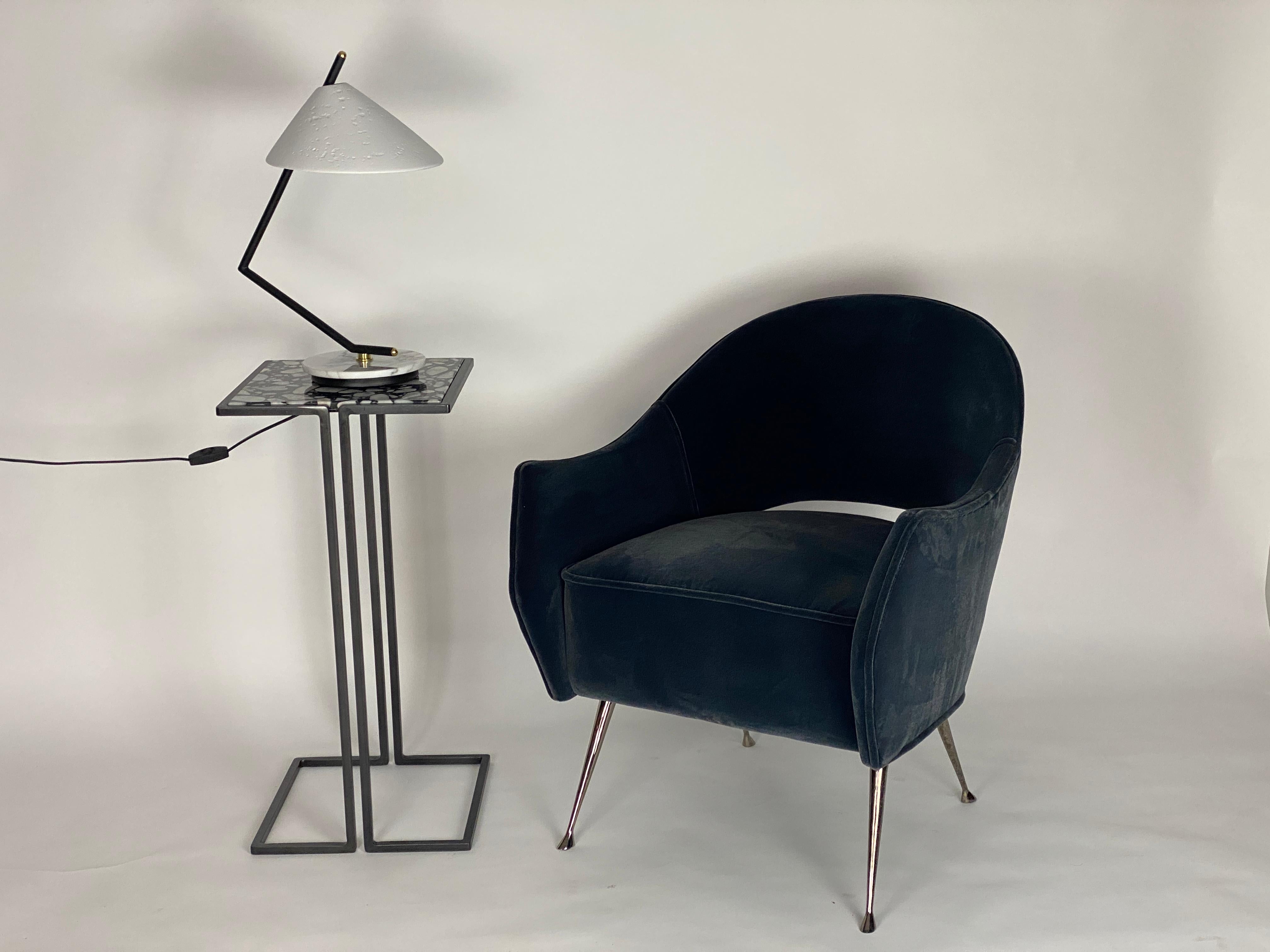 Paire de tables d'appoint nantaises, par Bourgeois Boheme Atelier 'Model A'. en vente 1