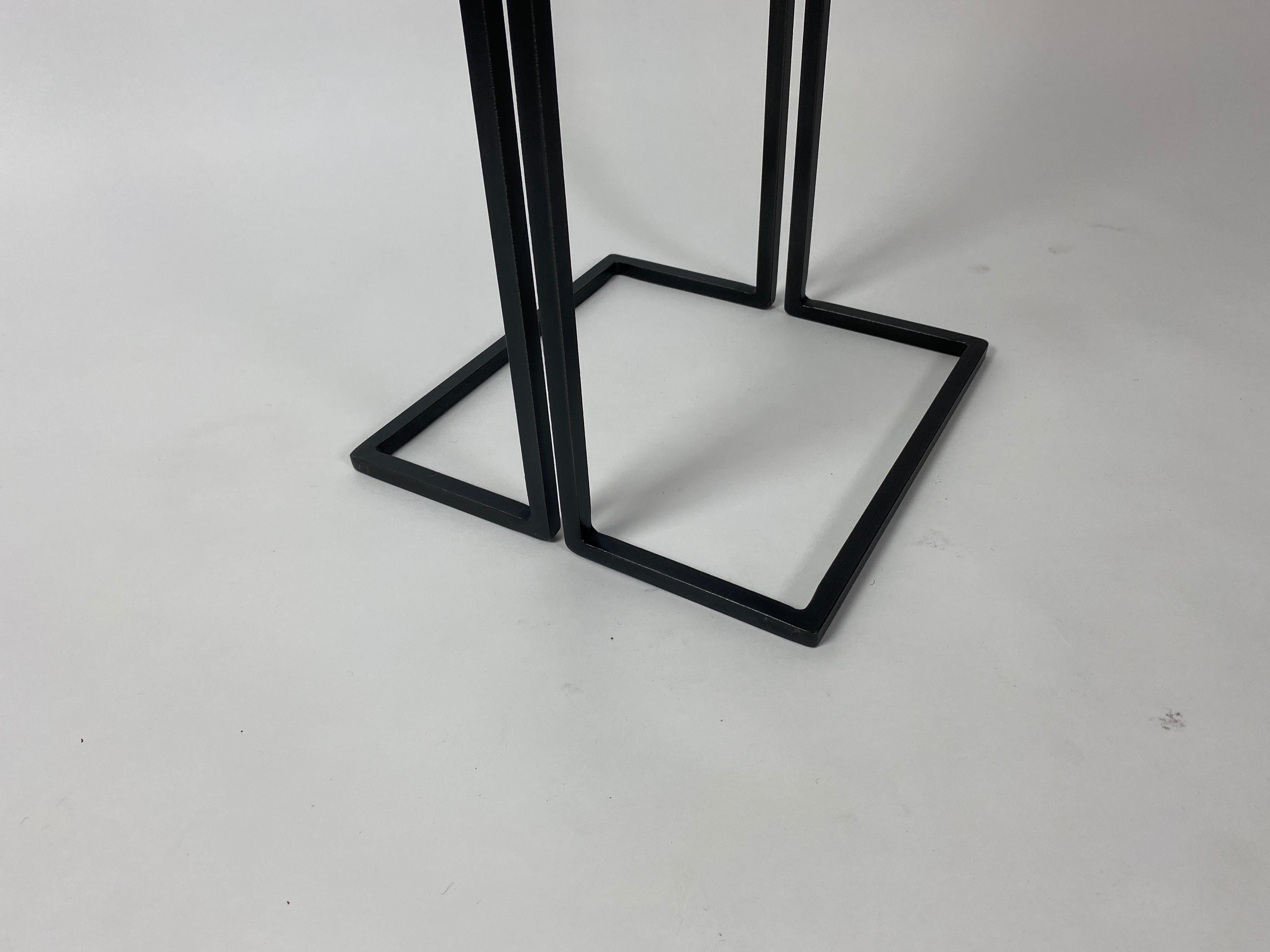 Pair of Nantes Side Tables, by Bourgeois Boheme Atelier 'Model B' 5