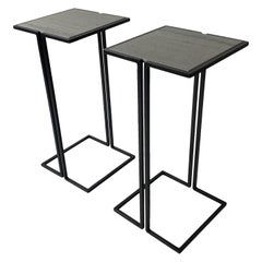 Pair of Nantes Side Tables, by Bourgeois Boheme Atelier 'Model B'
