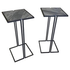 Pair of Nantes Side Tables, Model C, by Bourgeois Boheme Atelier