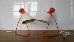 Paire de lampes de bureau Napako par Josef Hůrka, années 1960
