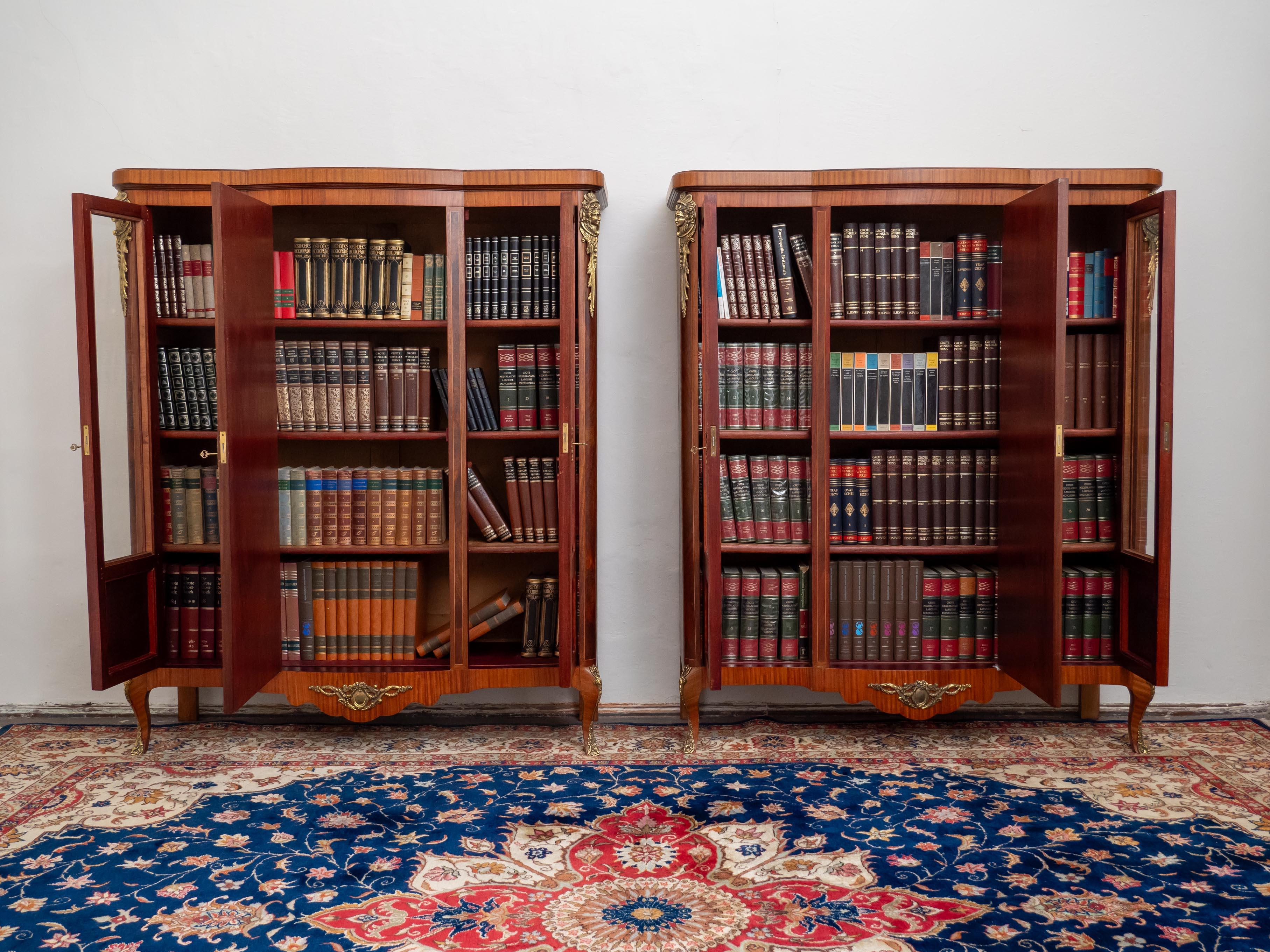 Paar antike Bücherregale Napoleon III im Angebot 4