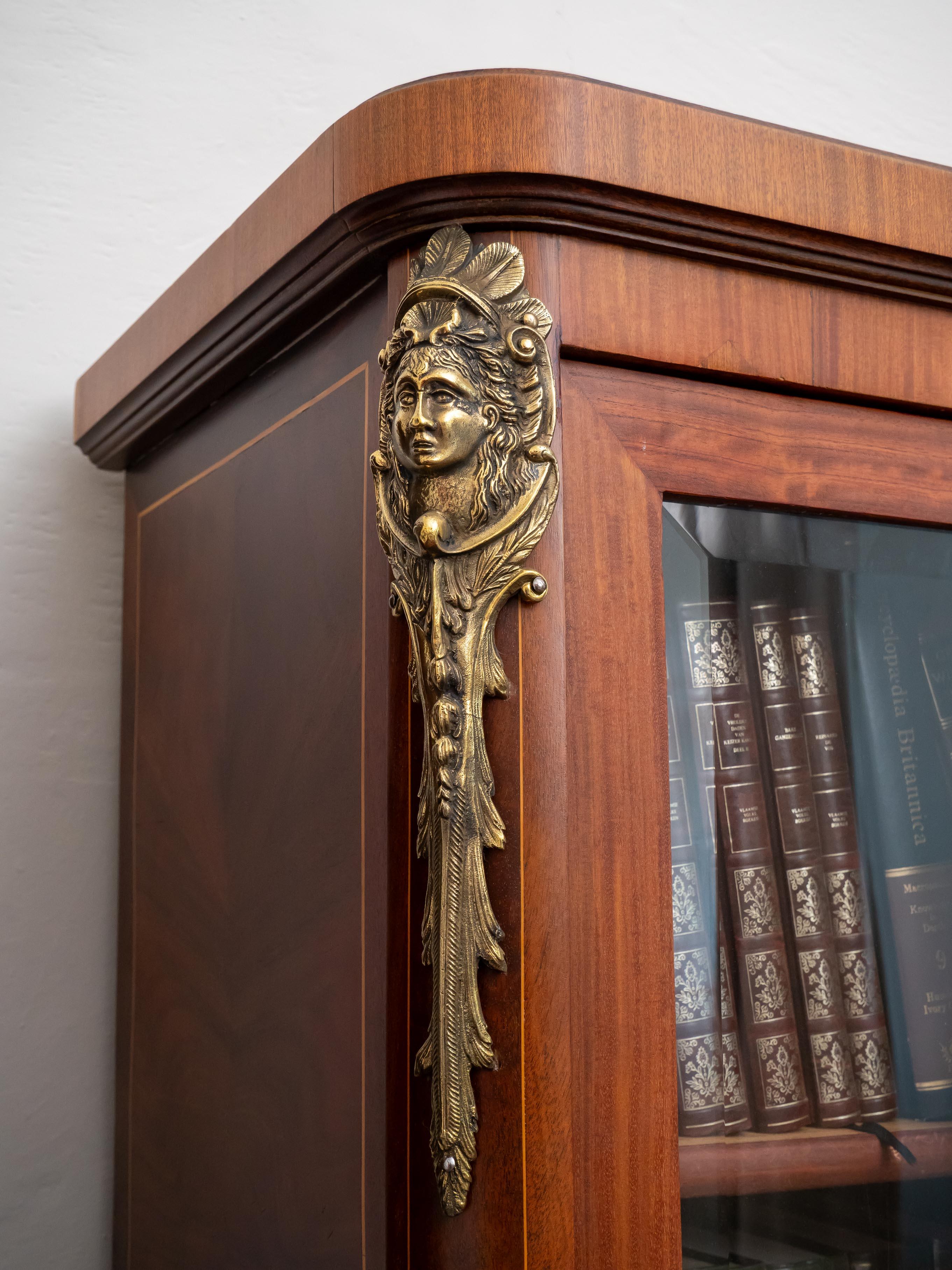 Paar antike Bücherregale Napoleon III (Bronze) im Angebot