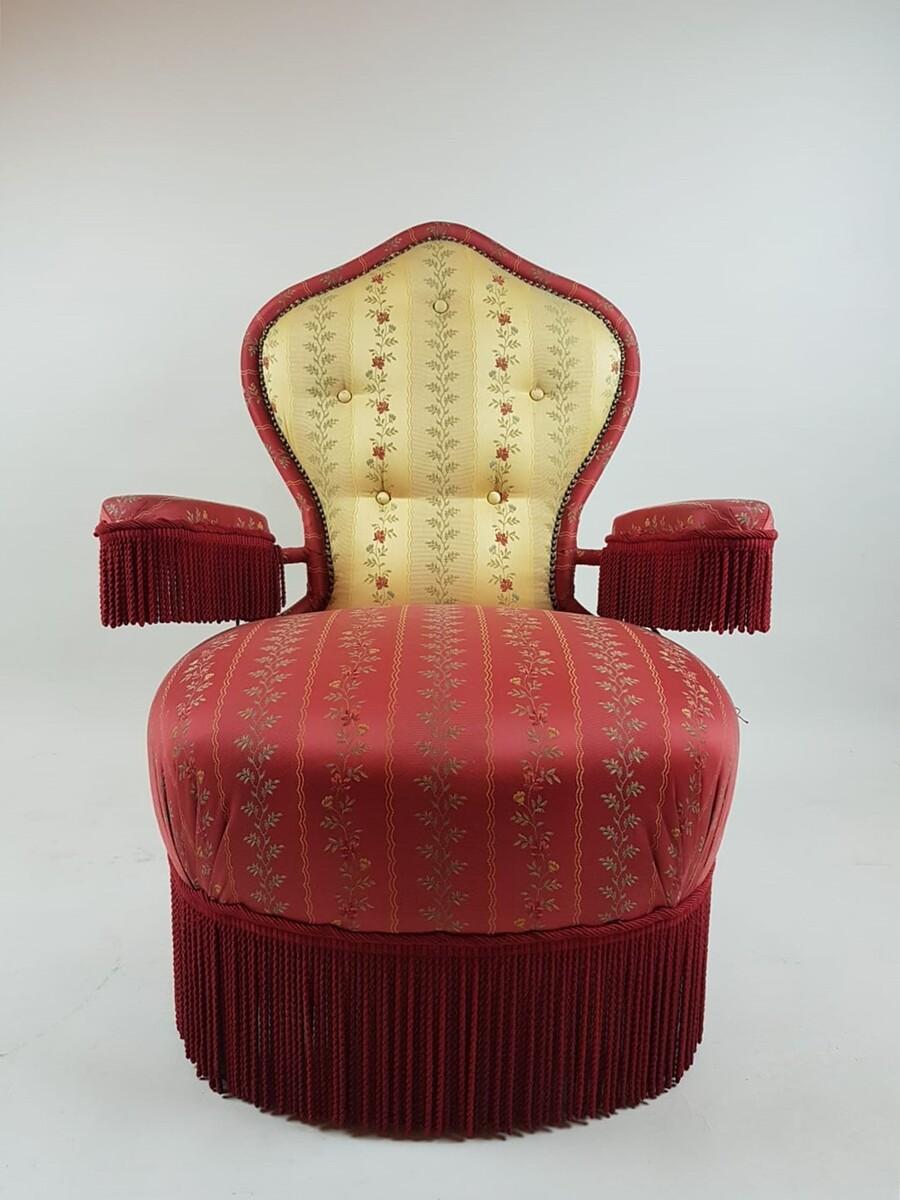 Hollywood Regency Pair Of Napoleon III Armchairs For Sale