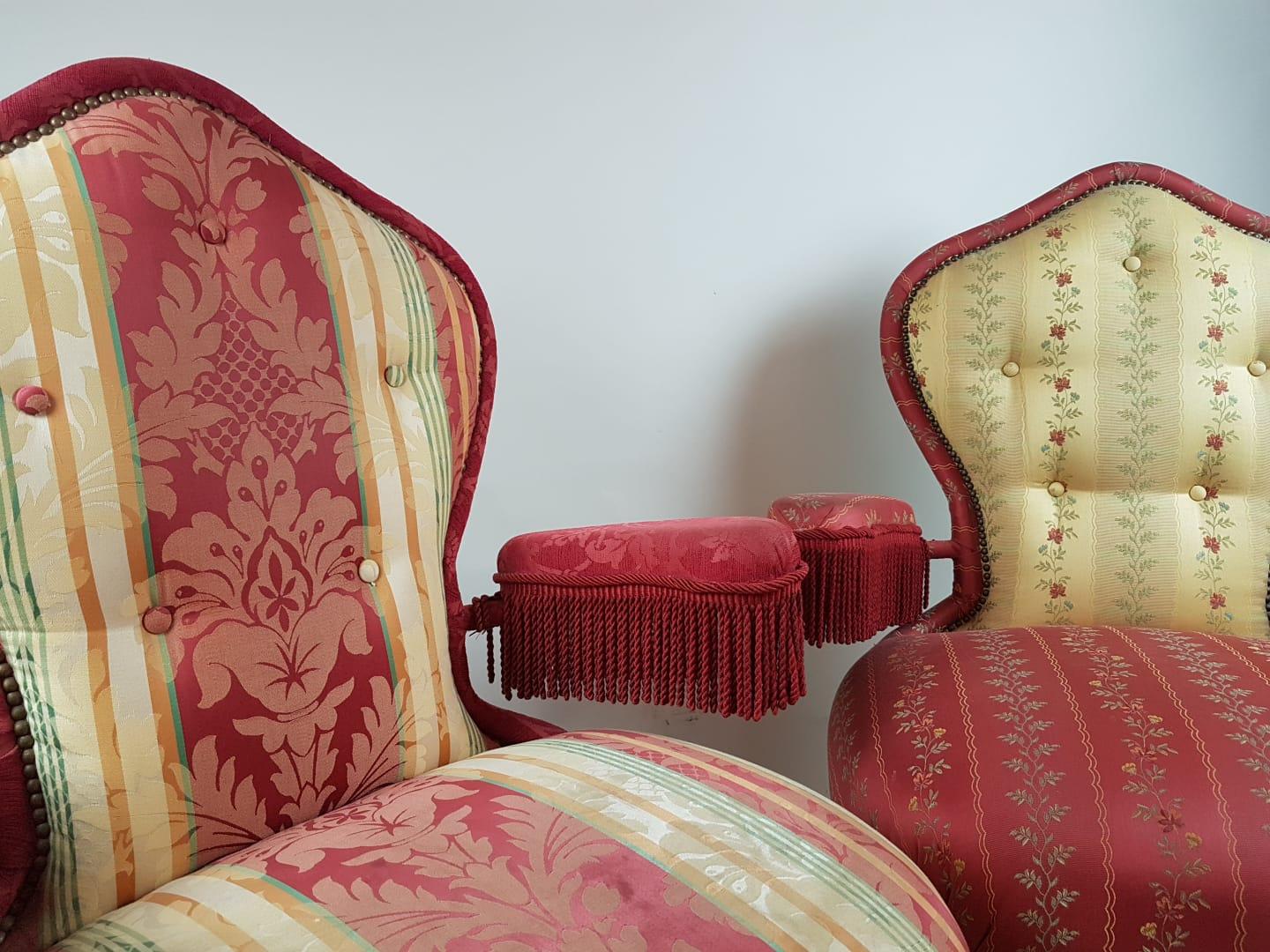 20ième siècle Paire de fauteuils Napoléon III en vente