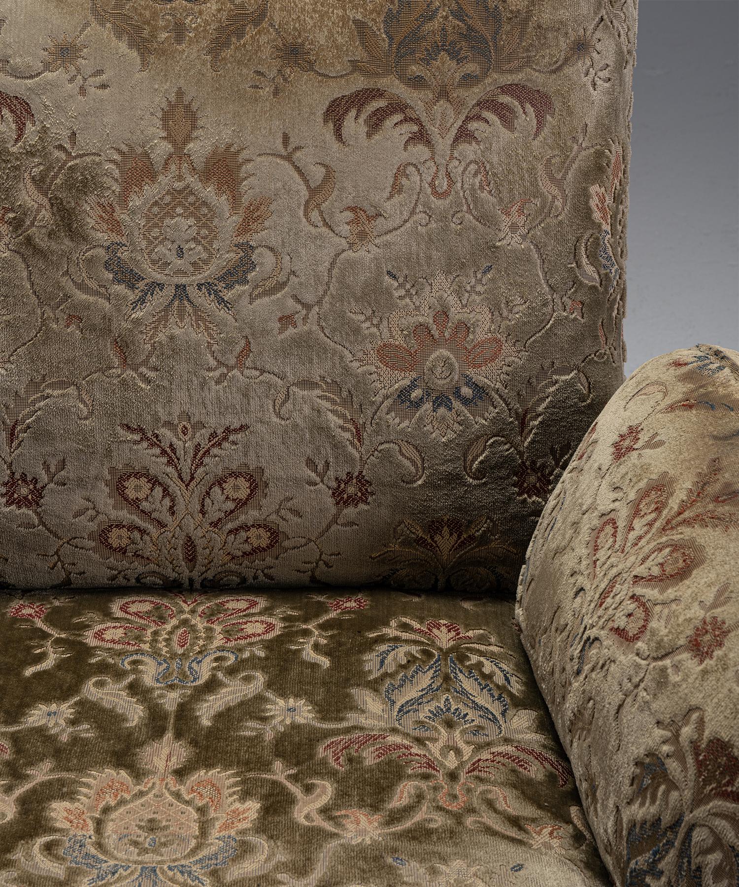 French Pair of Napoleon III Armchairs, France Circa 1860