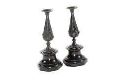 Pair of Napoleon III Candlesticks