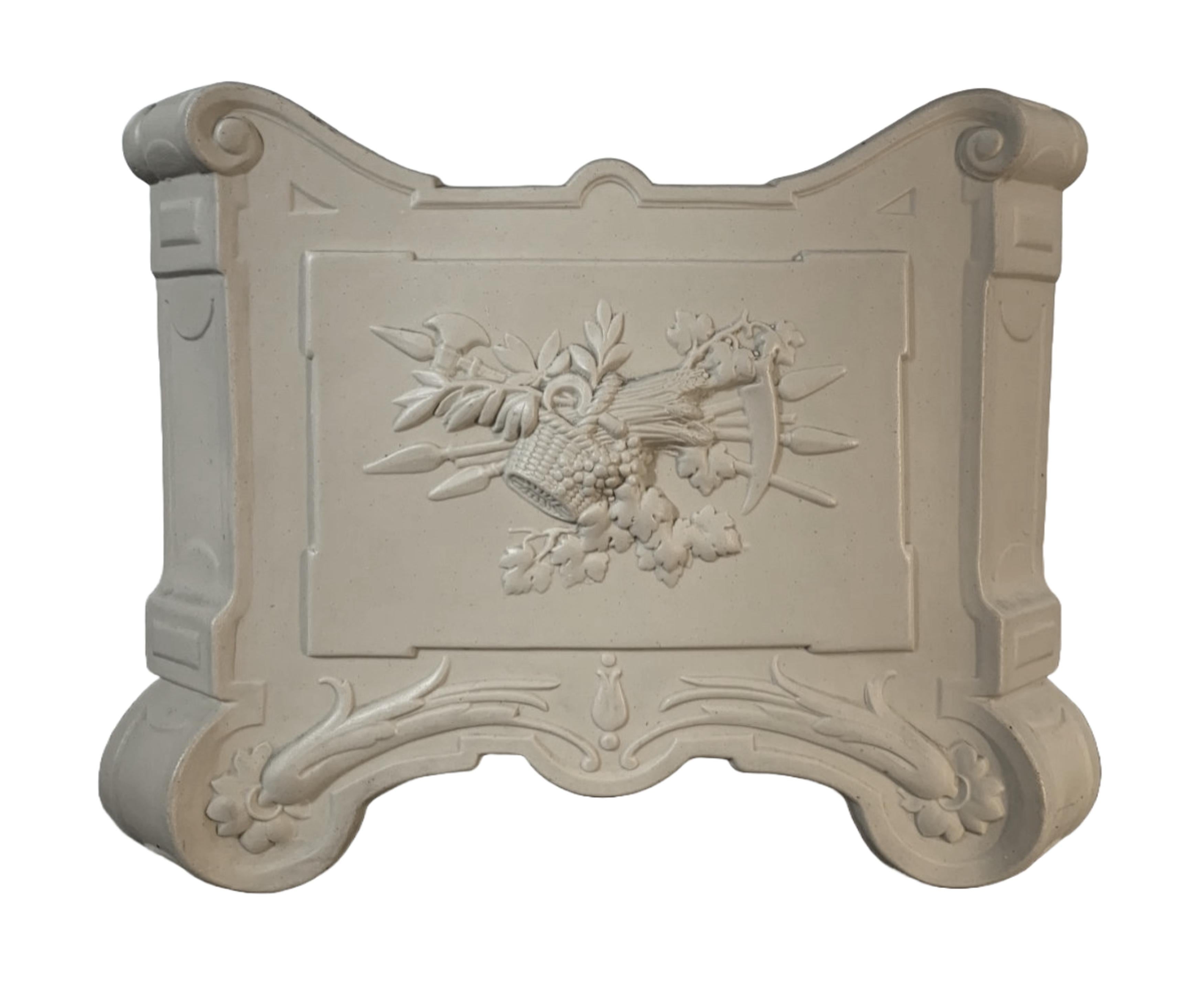Pareja de Bases de Jardinera de Porcelana Napoleón III con Putti, Sarreguemine en venta 2