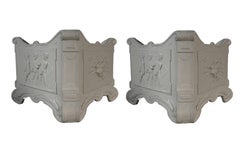 Pair of Napoleon III Porcelain Jardinière Bases With Putti, Sarreguemine