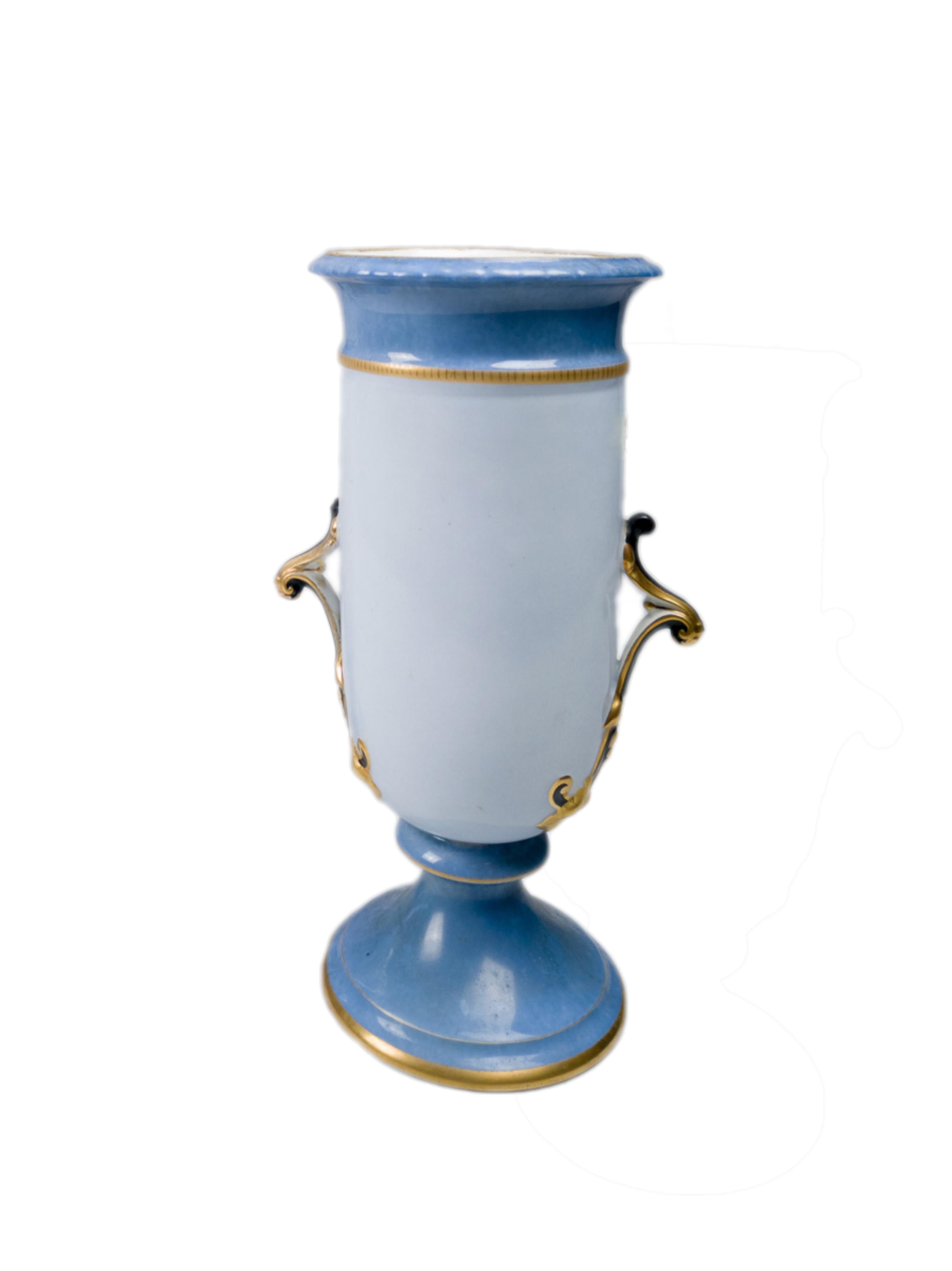 Pair Of Napoleon III Porcelain Vases, (19th Century), Jean Nast For Sale 5