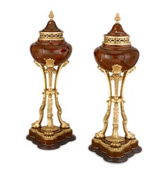 Par de Napoleón III Royal Rouge Griotte Athenienne