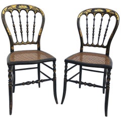 Pair of Napoléon III Side Chairs