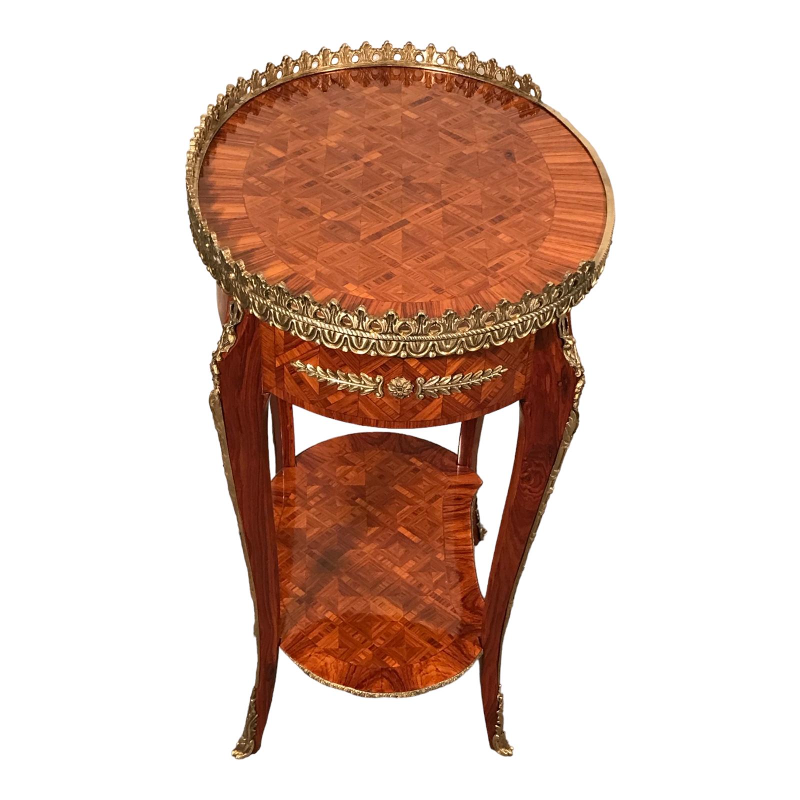 French Pair of Napoleon III Side Tables, 19th century For Sale