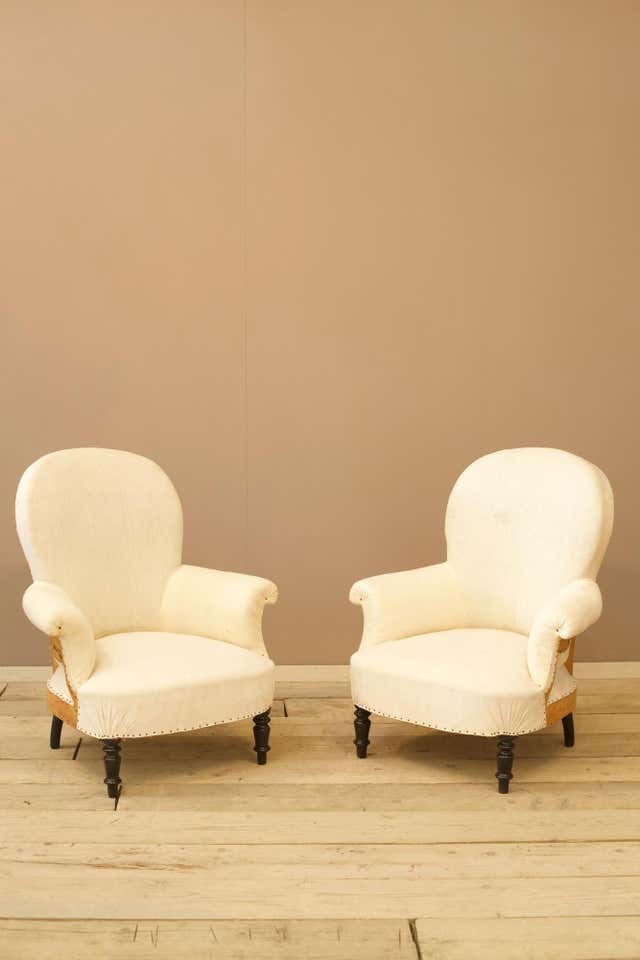 Victorian Style Mahogany Spoon Back Armchair at 1stDibs