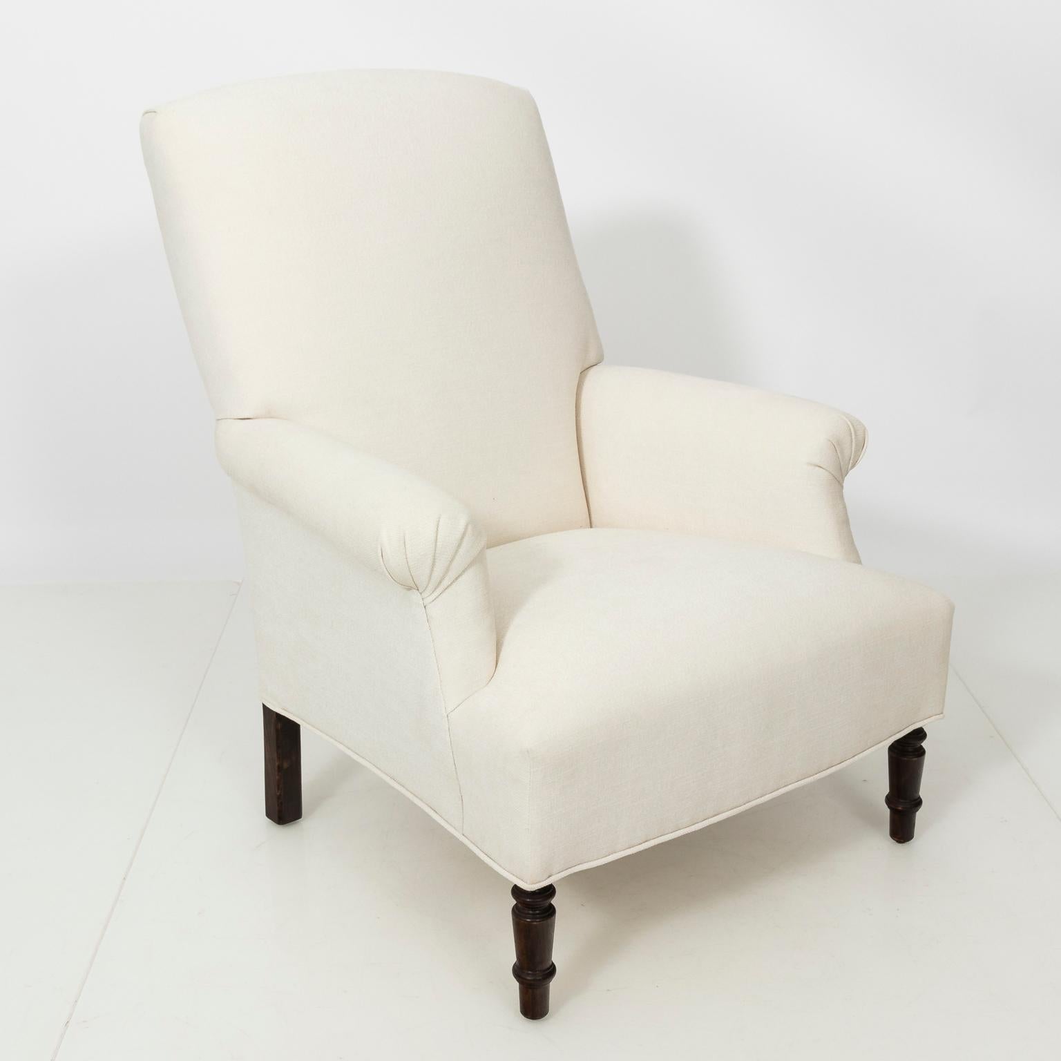 Upholstery Pair of Napoleon III Style Armchairs For Sale