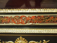 Pair of Napoleon III Style Boulle Ebonized Side Cabinets, circa 1870