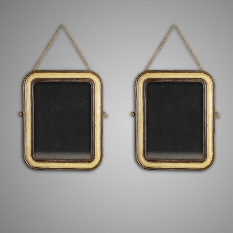 Paar Spiegel im Stil Napoleons III, 20. Jahrhundert. (Französisch) im Angebot