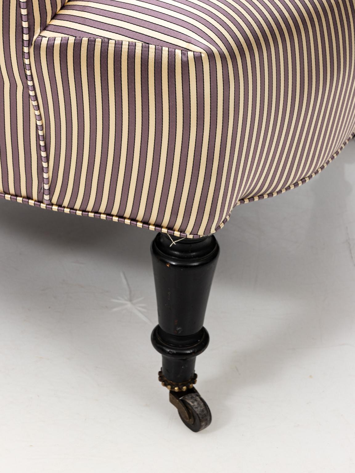 Pair of Napoleon III Upholstered Chairs 8