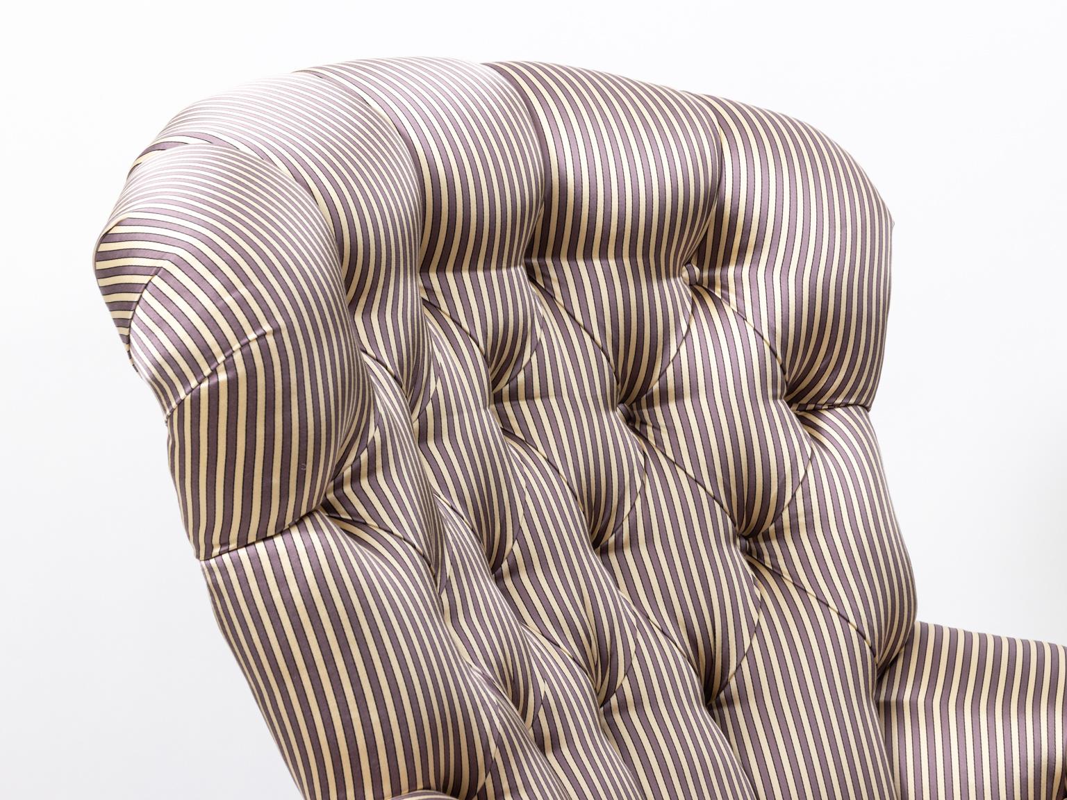 Pair of Napoleon III Upholstered Chairs 9