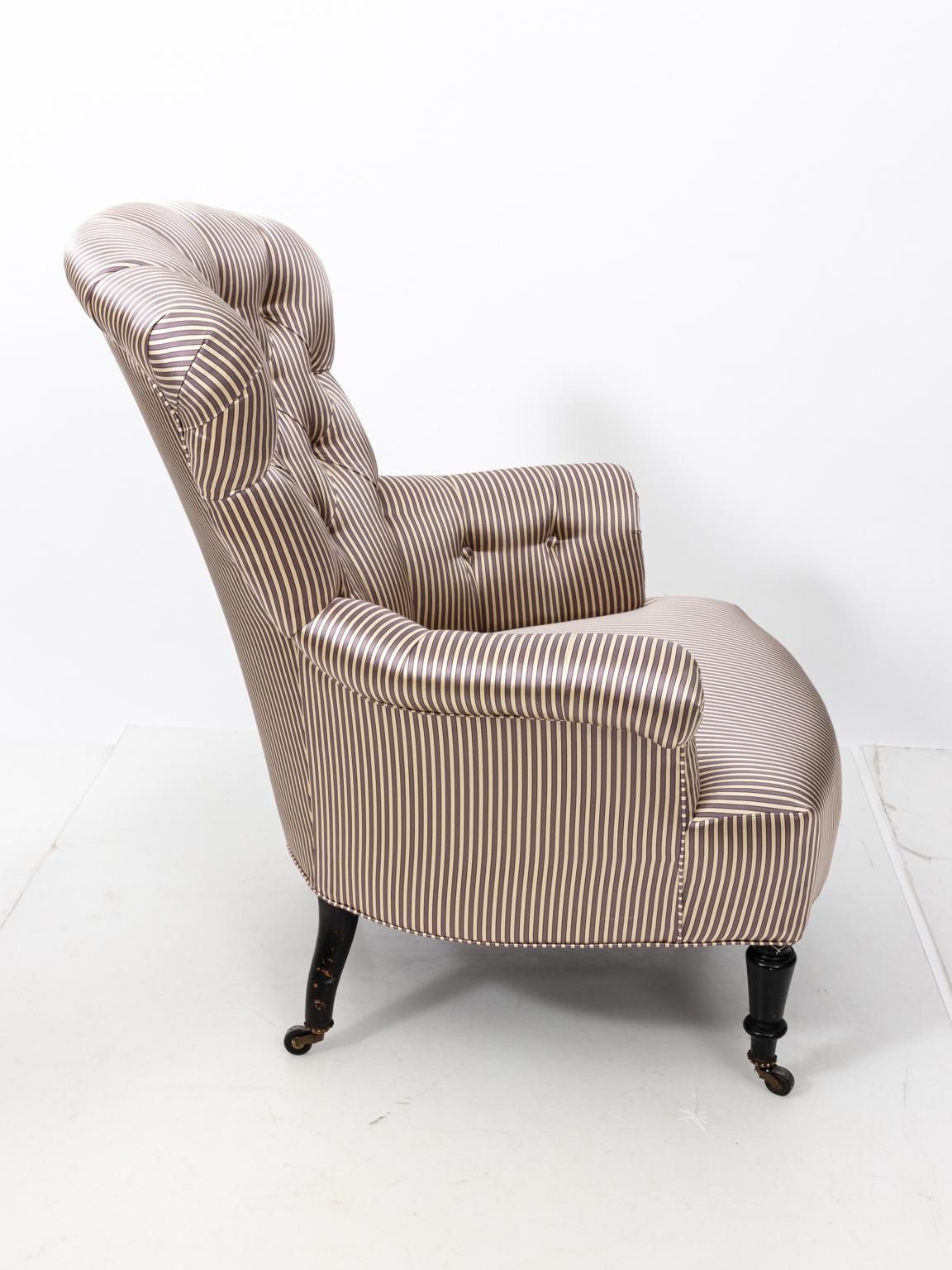 Pair of Napoleon III Upholstered Chairs 10