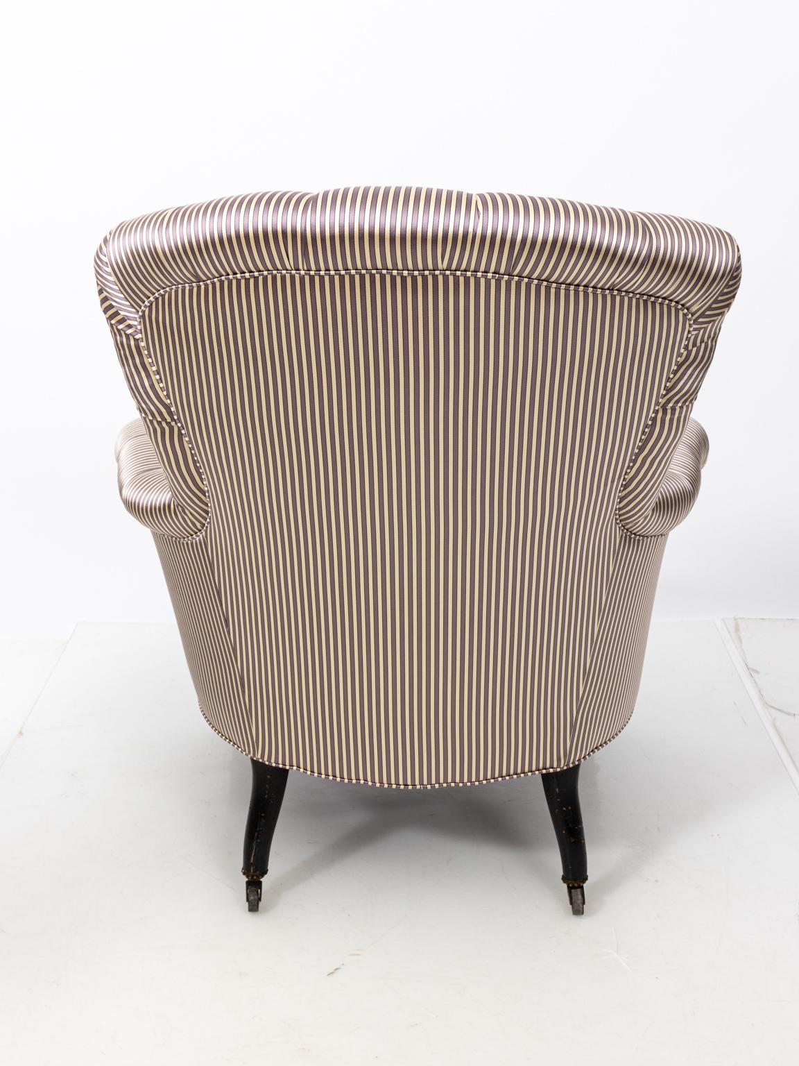 Pair of Napoleon III Upholstered Chairs 12