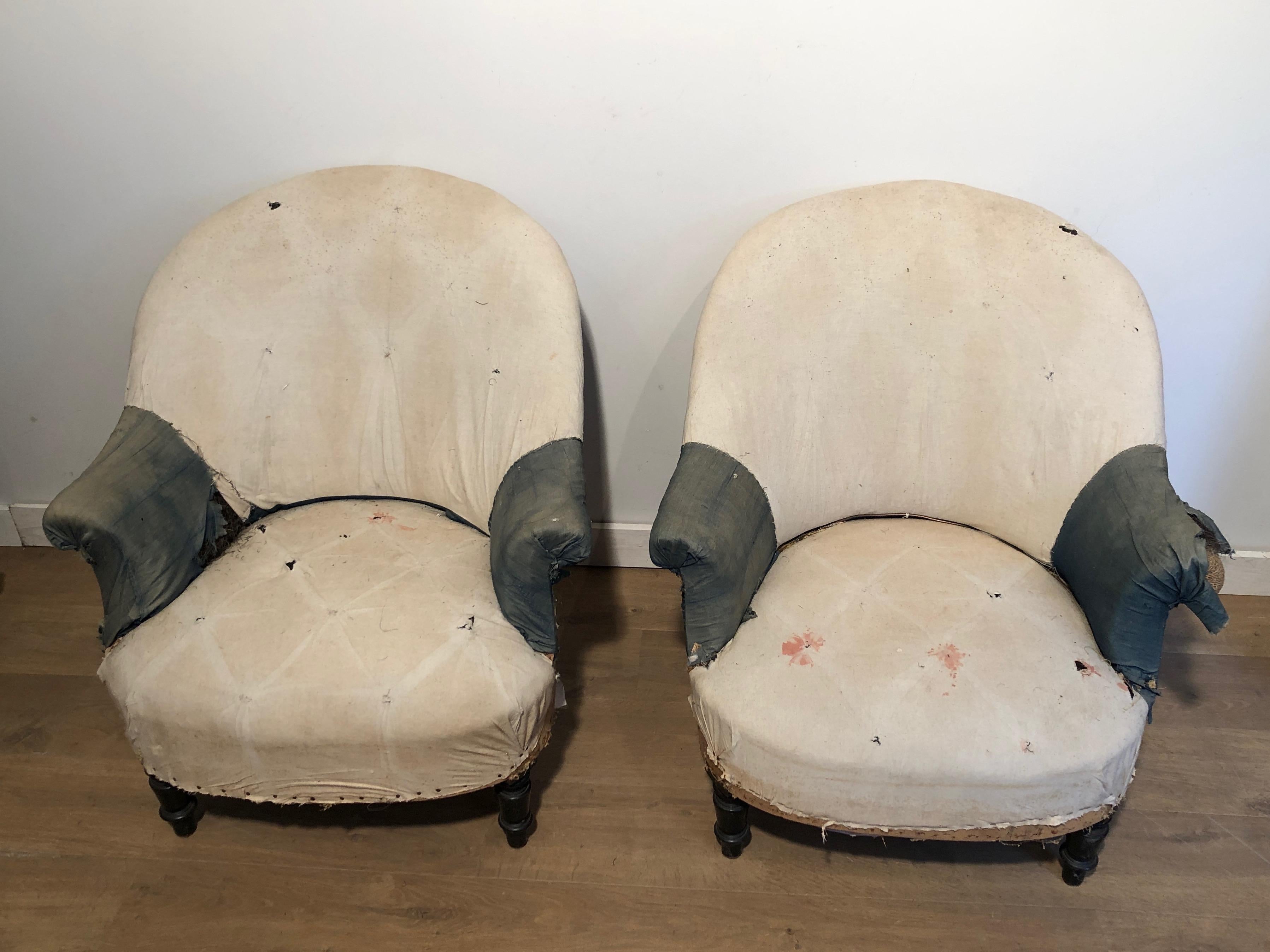 Pair of Napoleon the 3d Armchairs 13