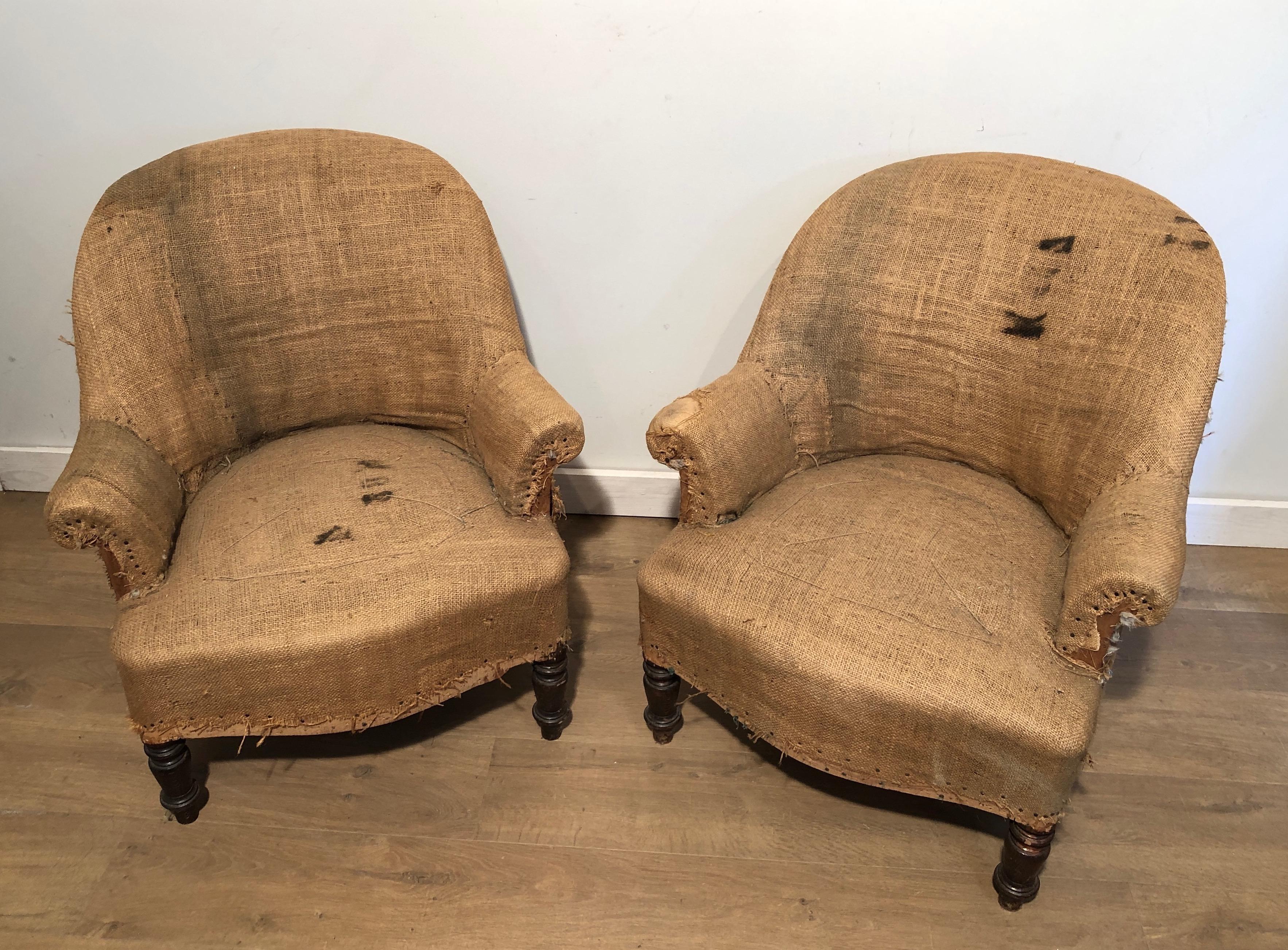 Pair of Napoleon the 3d Armchairs, French, 1880 6