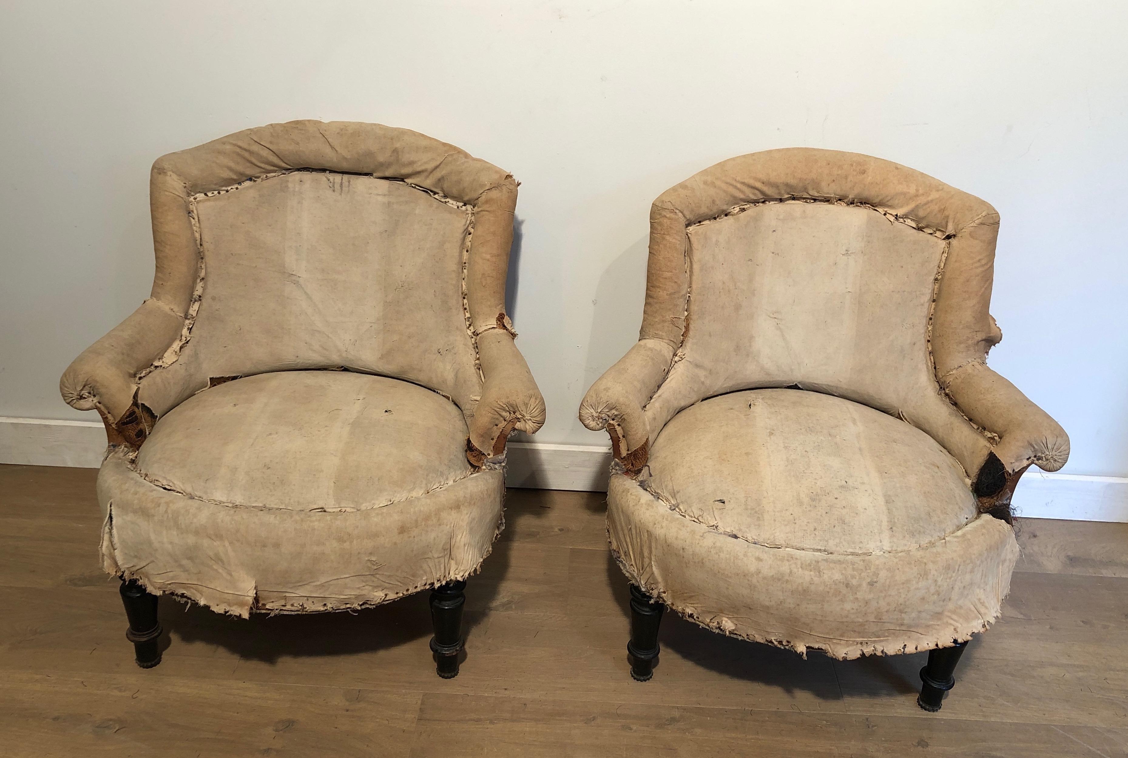 Pair of Napoleon the 3d Armchairs, French, 1880 13