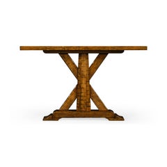 Paar schmale rustikale Konsolen