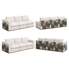Pair of Nathan Anthony “Haus” Custom Sofas. U.S.A. 21st Century