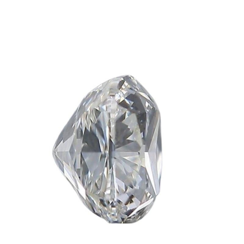 Pair of Natural Cushion Diamonds with a 1.01 Total Carat G VVS1-VS1, GIA Cert In New Condition For Sale In רמת גן, IL