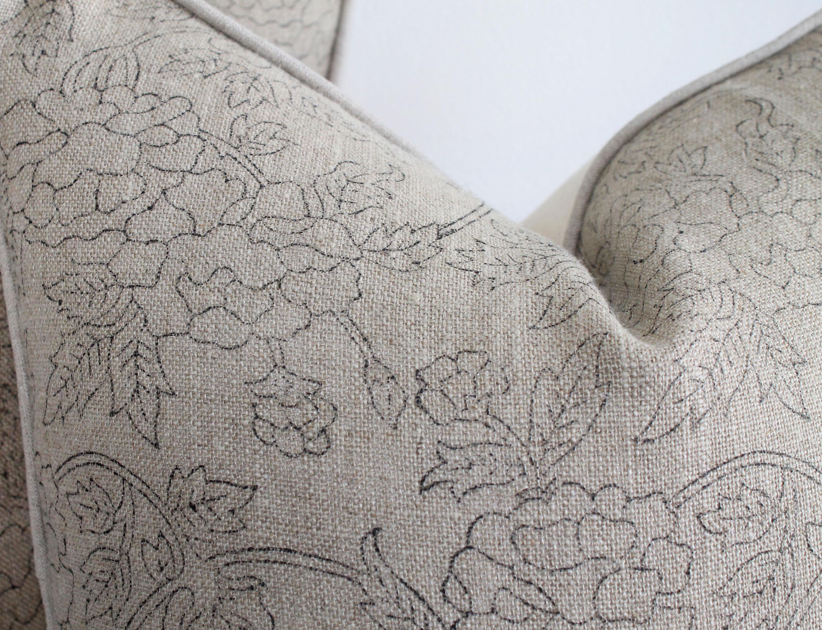 floral throw pillow cover