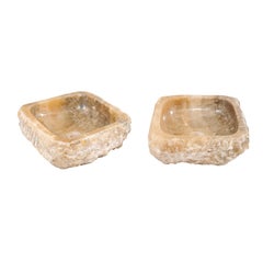 Pair of Natural Onyx Sink Basins